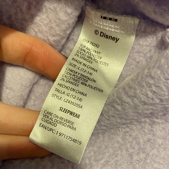 Disney Purple Pajama Set with Jack Skellington Design - Picture 4 of 5